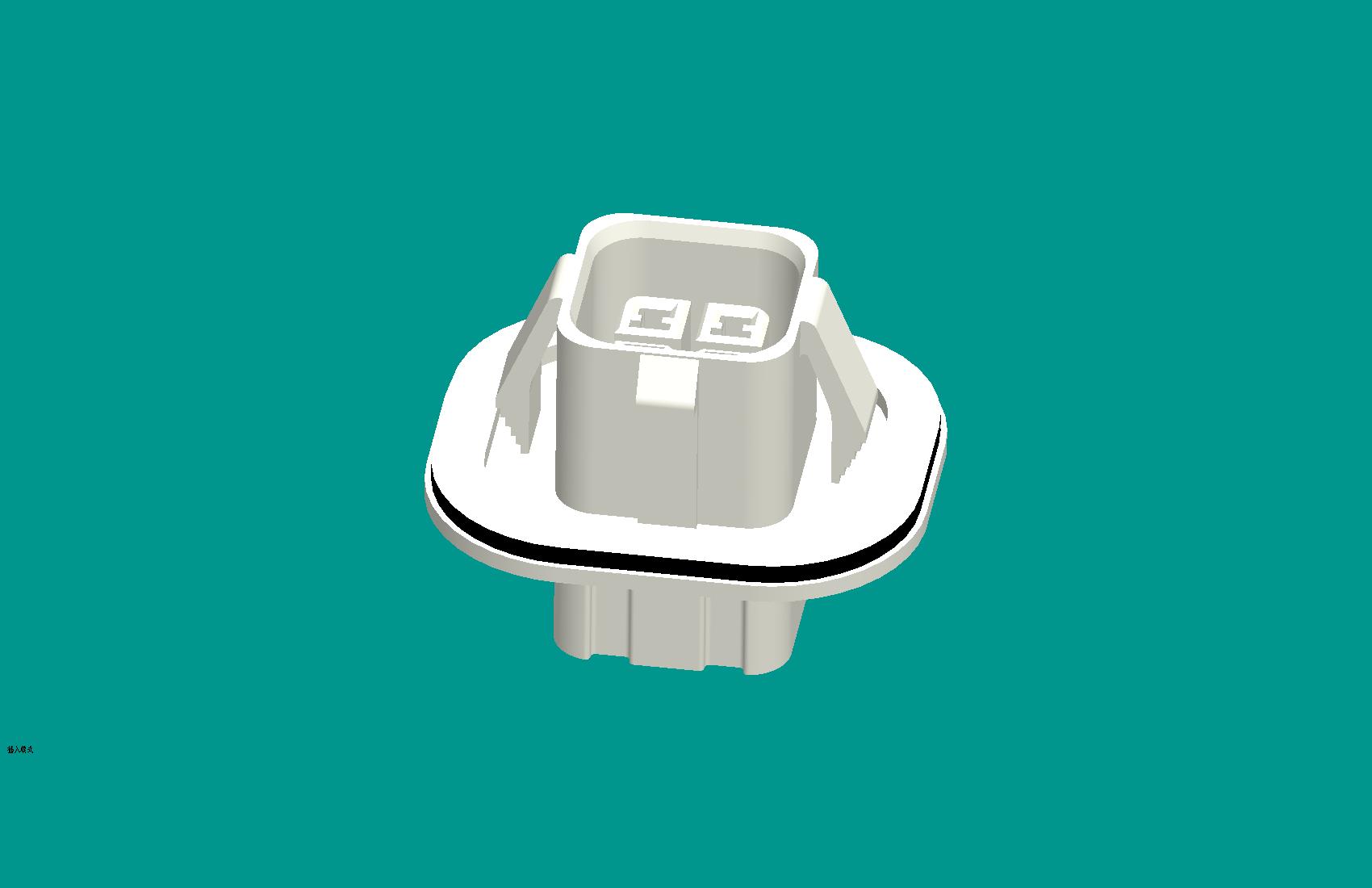 35F-4Y方形貼膠組件-本色