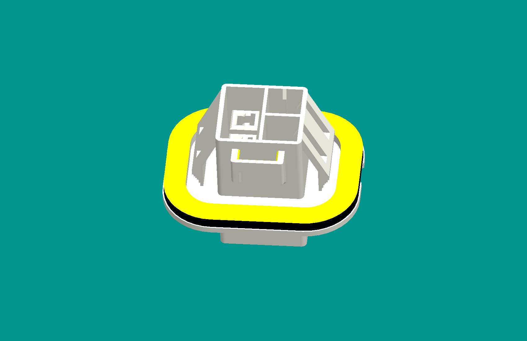 35-4Y環形貼膠組件3本色-高灼熱絲